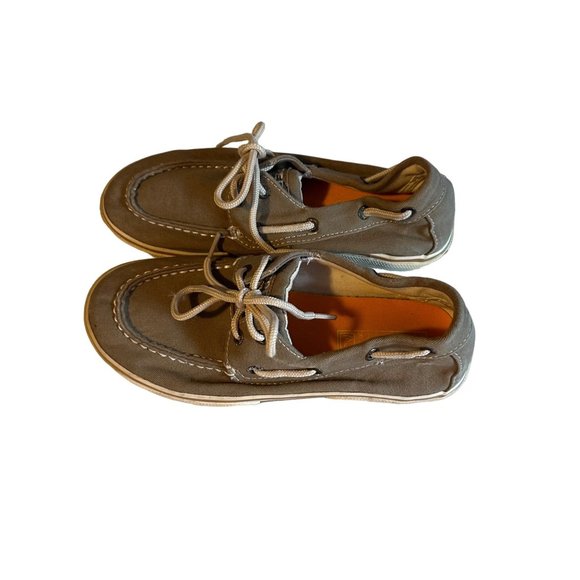 Sperry Top Sider brown deck shoes Halyard size 2.5 M - Picture 1 of 7
